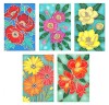 Pack of 5 Assorted Gutta Outlines - Poppy Pack