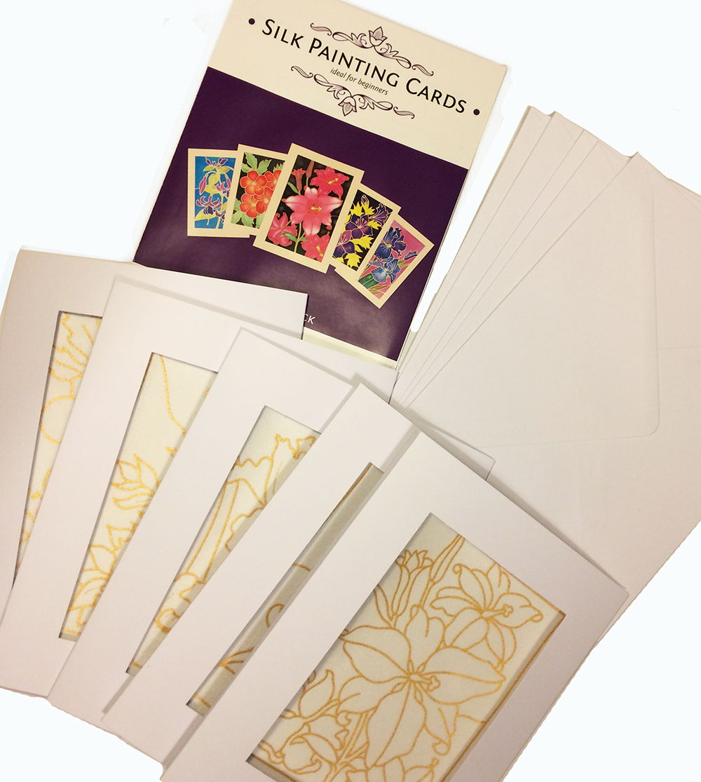 Gutta outline packs with aperture cards