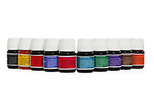 Pack of 10 x 30ml Bottles of Steam Fixed Silk Paint