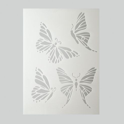 Efco Stencil - Butterflies (Approx 21cm x 15cm)