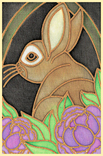 Woodland Bunny Design Card
