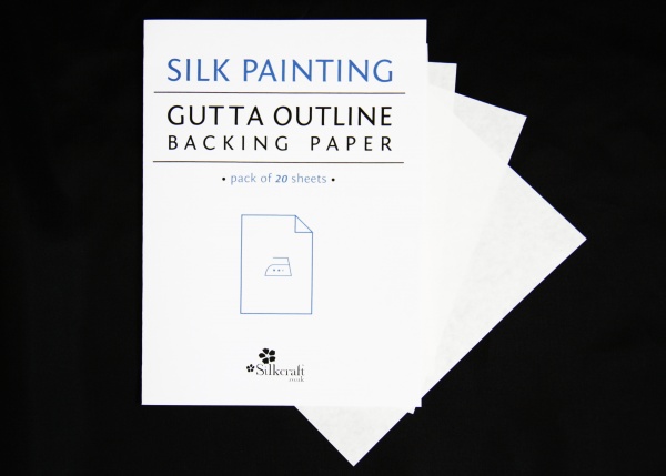 Freezer Paper Sheets 20pack for printed gutta outlines 12x17cm