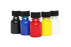 Trial pack of 5 x 10ml bottles Silkcraft Iron Fixed Silk Paint