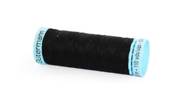 Gutermann 100% Silk Thread Black 100m