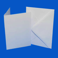 Anitas Pack of 25 - A5 card and envelope (240gsm)  210 x 149mm