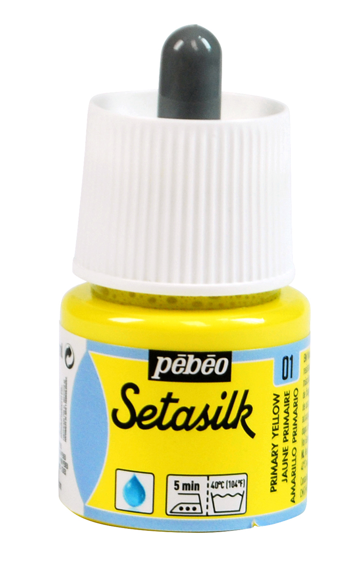 Pebeo Setasilk Primary Yellow 45ml
