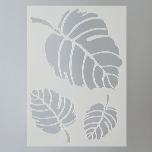 Efco Stencil - Leaves (Approx 21cm x 15cm)