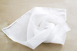 Ponge 5 silk handkerchief 28cm x 28cm
