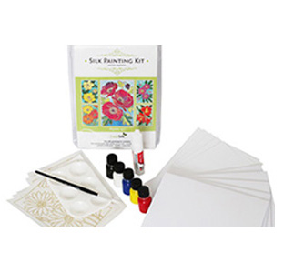 Silk Painting Card Making Kit - Poppy