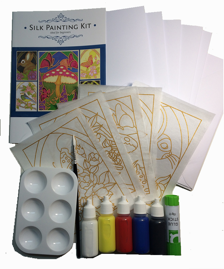 Silk Painting Card Making Kit - Forest Designs