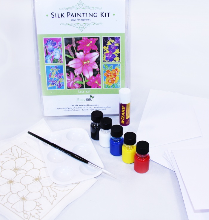 Silk Painting Card Making Kit - Lily