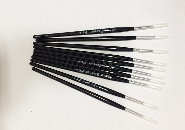 Pack of 10  Brushes size 6