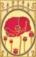 Poppy and Gate Design Card