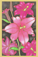 Lily Design Card