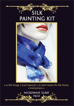 Microwave Silk Painting Scarf Kit