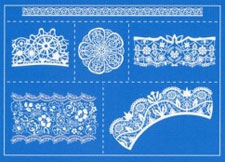 Pebeo Stencil - Lace