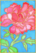 Peony Design Card