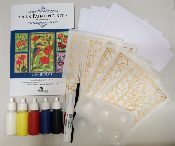 Silk Painting Card Making Kit -Stained Glass