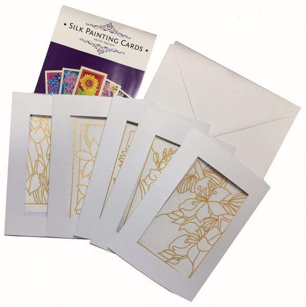 Pack of 5 Gutta outlines with Aperture Cards - Sunflower Pack